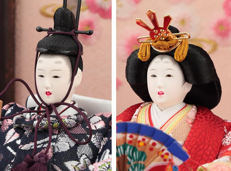 Amazon | 雛人形 ひな人形 雛 三段飾り 五人飾り 琳野作 御雛